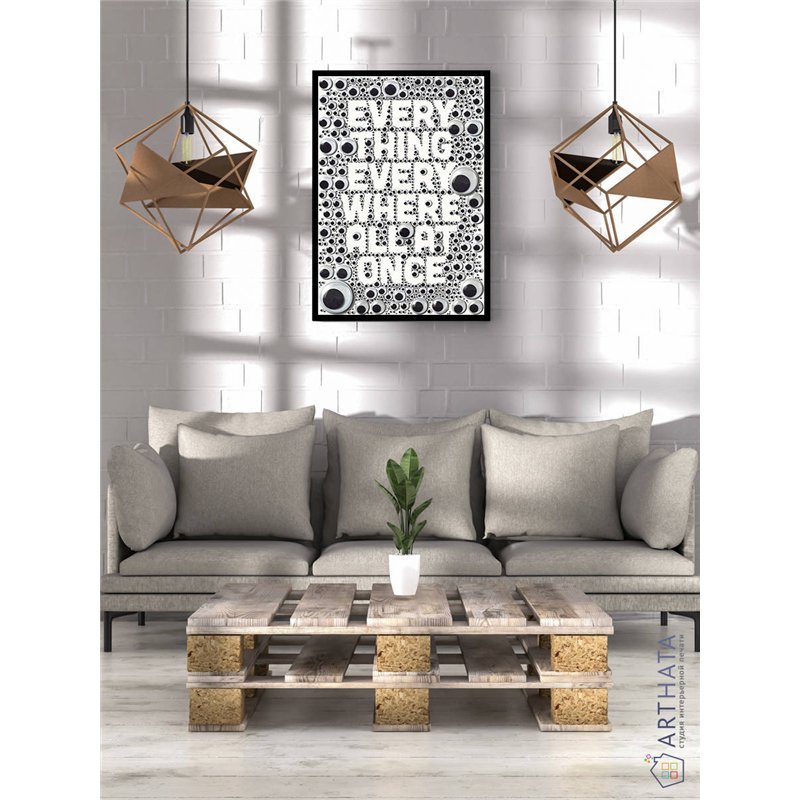Постер, плакат интерьерный 40x60см - Everything Everywhere All at Once