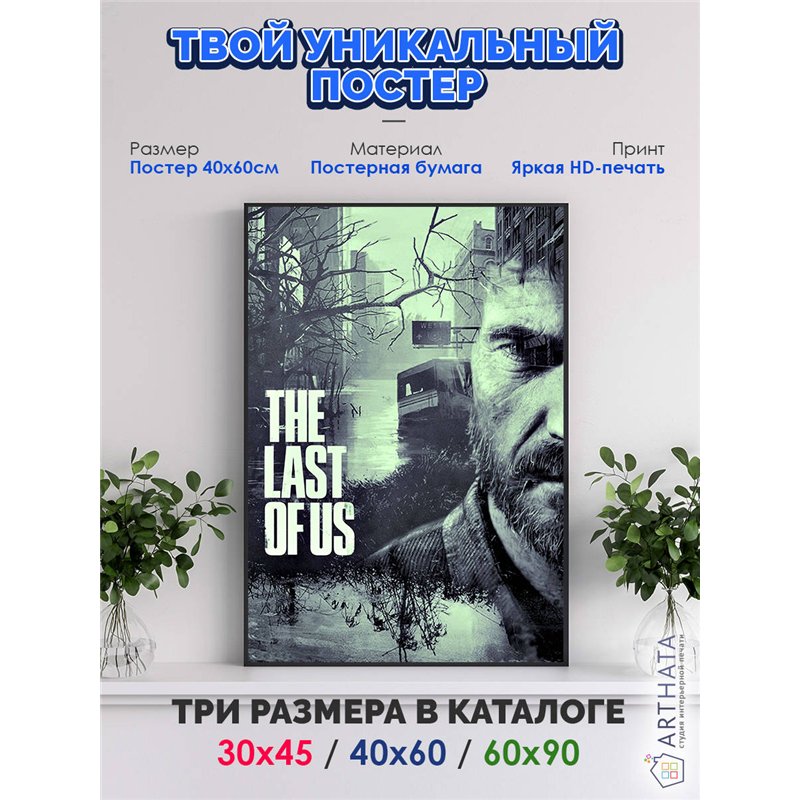 Постер, плакат интерьерный 40x60см - The Last of Us