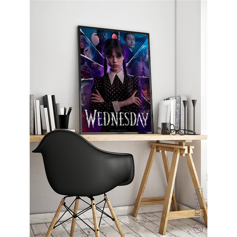 Постер, плакат интерьерный 40x60см - Wednesday