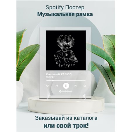 ROCKET - Paranoia (ft. FRESCO) - постер Spotify