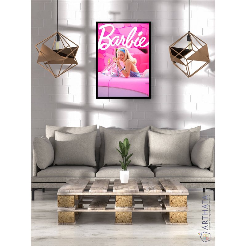 Постер, плакат интерьерный 40x60см - Barbie 2023