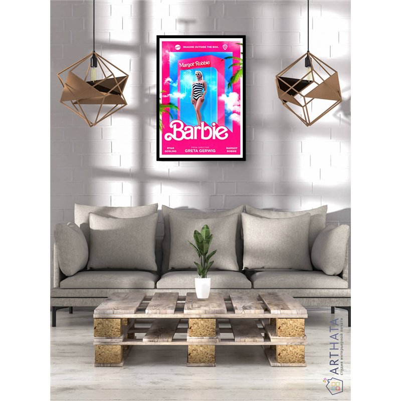 Постер, плакат интерьерный 40x60см - Barbie 2023