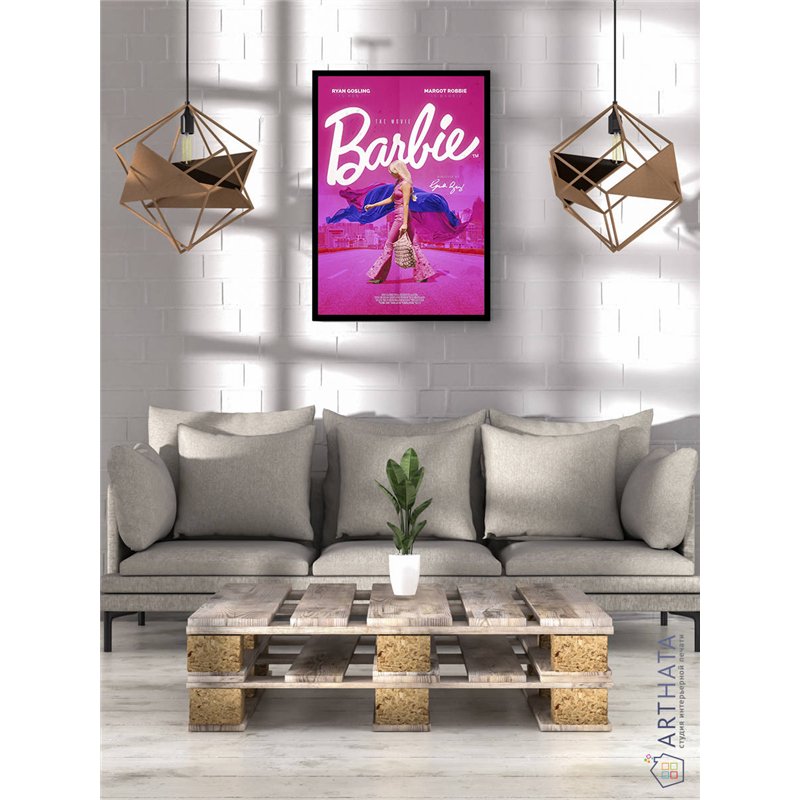 Постер, плакат интерьерный 40x60см - Barbie 2023