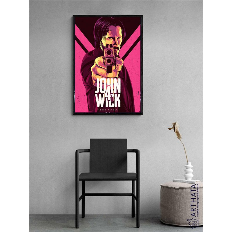 Постер, плакат интерьерный 40x60см - John Wick 4