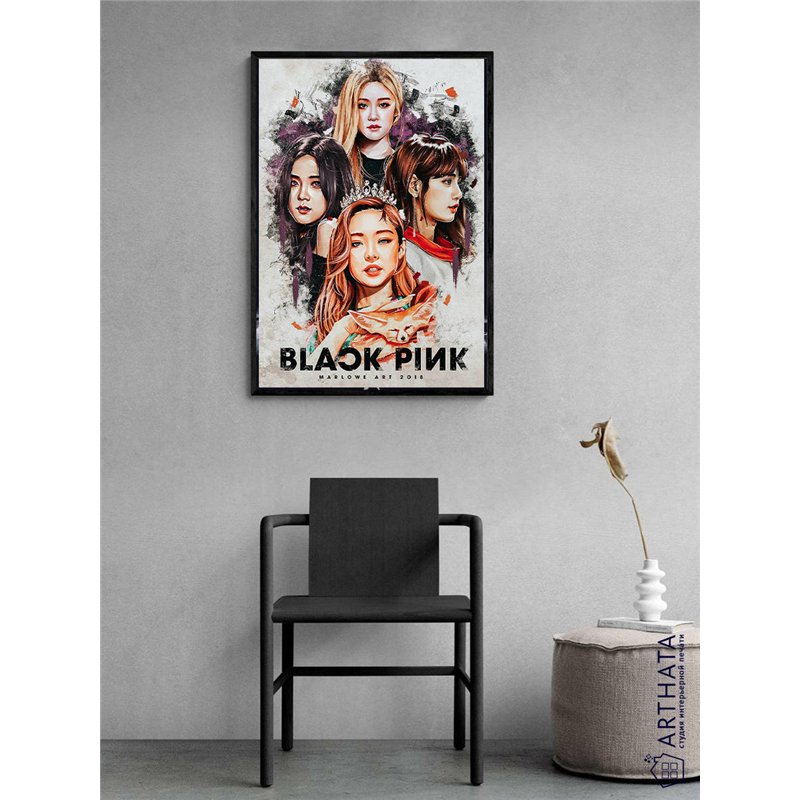 Постер, плакат интерьерный 40x60см - blackpink