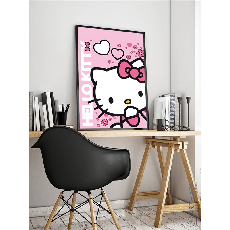 Постер, плакат интерьерный 40x60см - Hello Kitty
