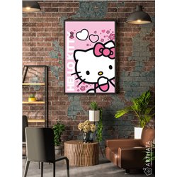 Постер, плакат интерьерный 40x60см - Hello Kitty