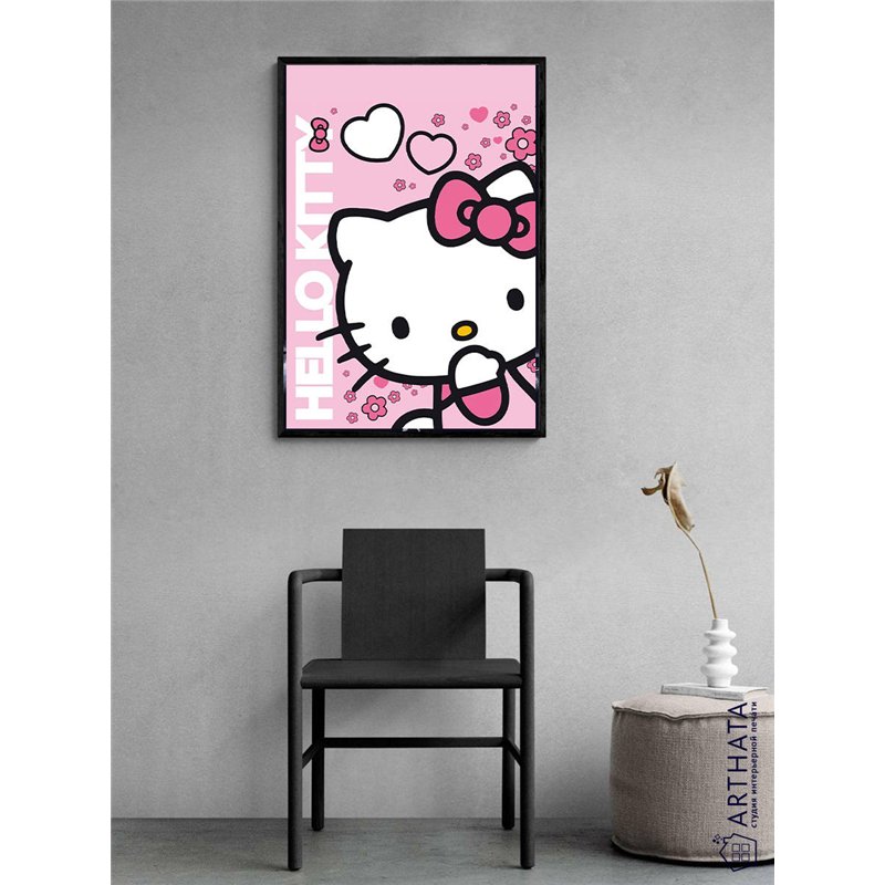 Постер, плакат интерьерный 40x60см - Hello Kitty