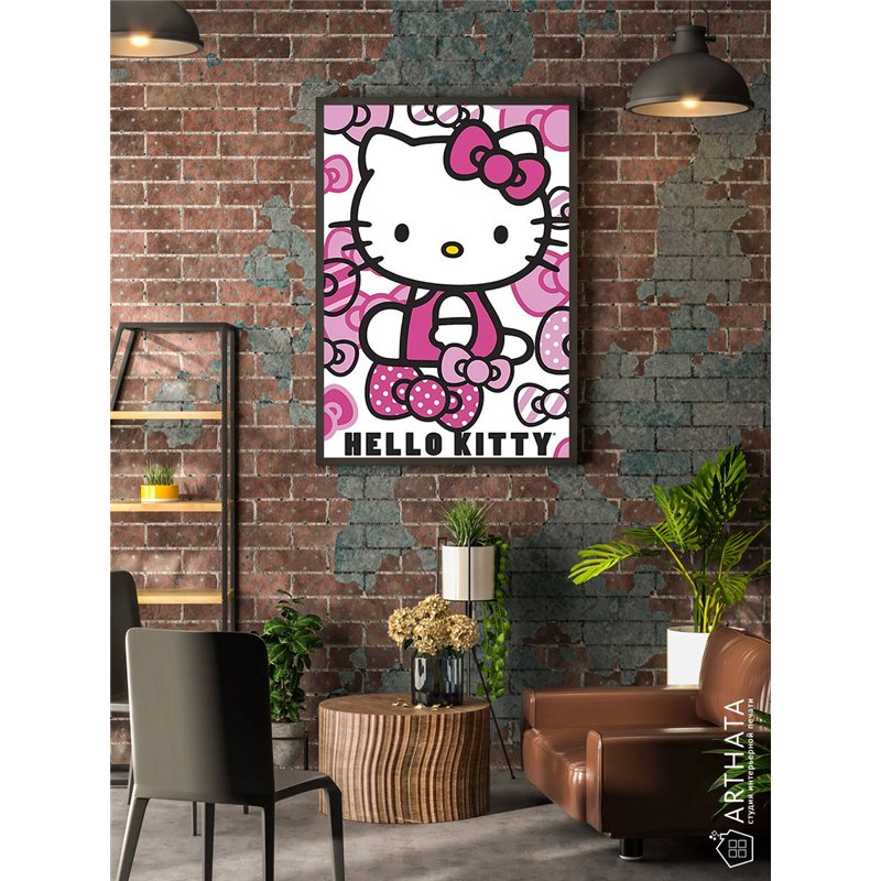 Постер, плакат интерьерный 40x60см - Hello Kitty