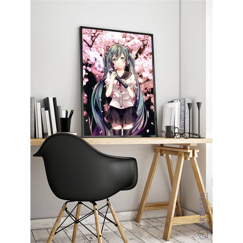 Постер, плакат интерьерный 40x60см - Hatsune Miku