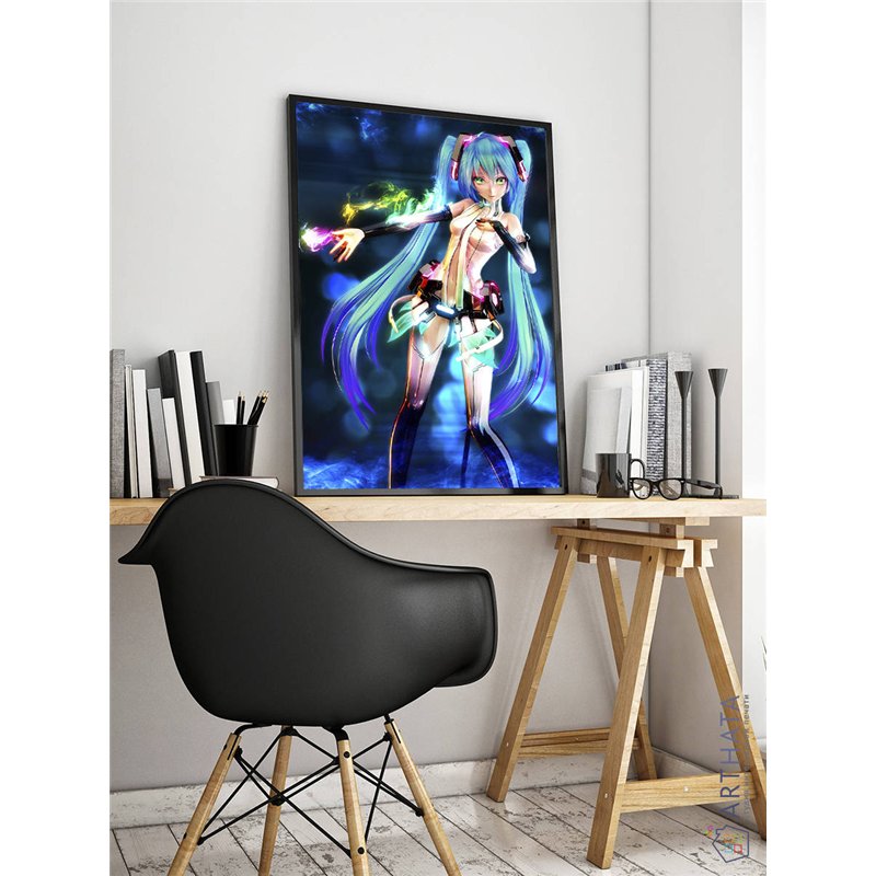 Постер, плакат интерьерный 40x60см - Hatsune Miku