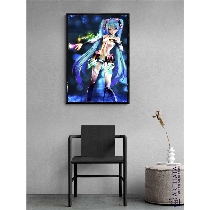 Постер, плакат интерьерный 40x60см - Hatsune Miku
