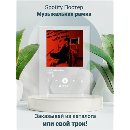 Payton - Hard to breathe - постер Spotify