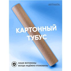 Фотофон виниловый серое и розовое дерево для съемки 45х70