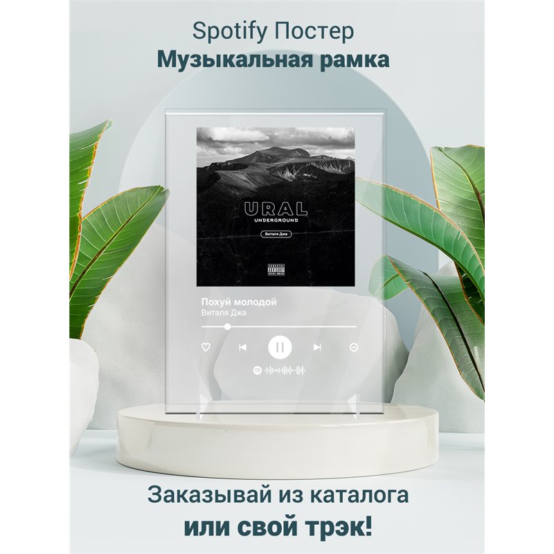 Виталя Джа - Похуй молодой - постер Spotify