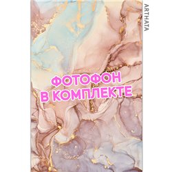 Фотофон угловой коричневый мрамор для съемки 60х94