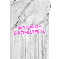 Фотофон для маникюра серый мрамор для съемки 60х94