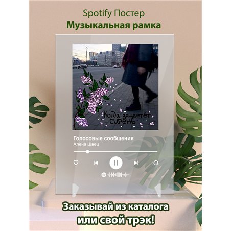 Алена Швец - Голосовые сообщения - постер Spotify