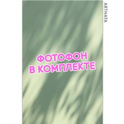 Фотофон тень на зеленой стене виниловый материал 60х94