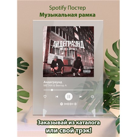 METAN Вектор А - Андеграунд - постер Spotify