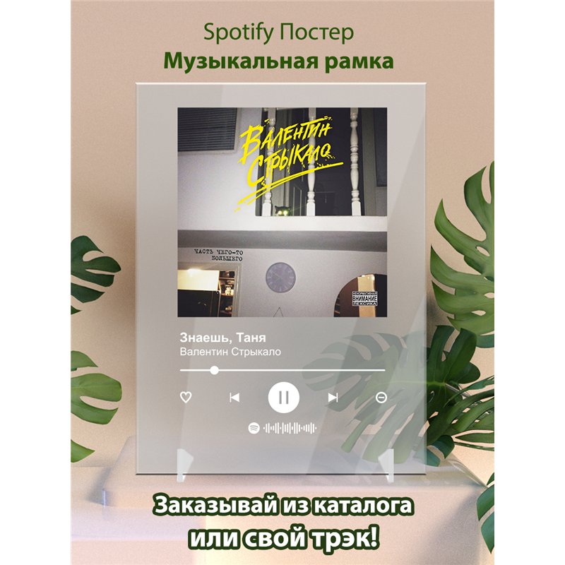 Валентин Стрыкало - Знаешь, Таня - постер Spotify