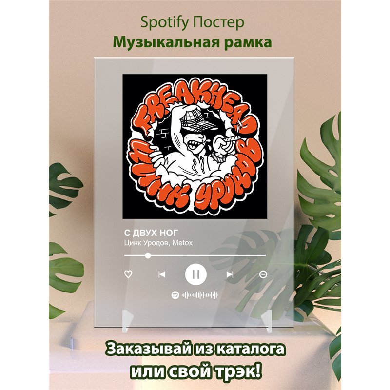 Цинк Уродов, Metox - С ДВУХ НОГ - постер Spotify