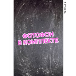 Виниловый фотофон мука на столе для предметной съемки 60х94