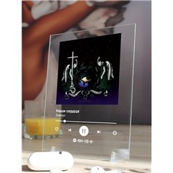 Джизус - Наши сердца - постер Spotify