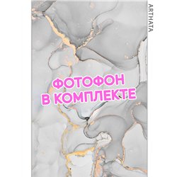 Фотофон угловой серый мрамор из винила для съемки 60х94
