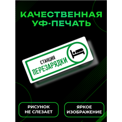 Табличка спальня Станция перезарядки прикол на дверь декор