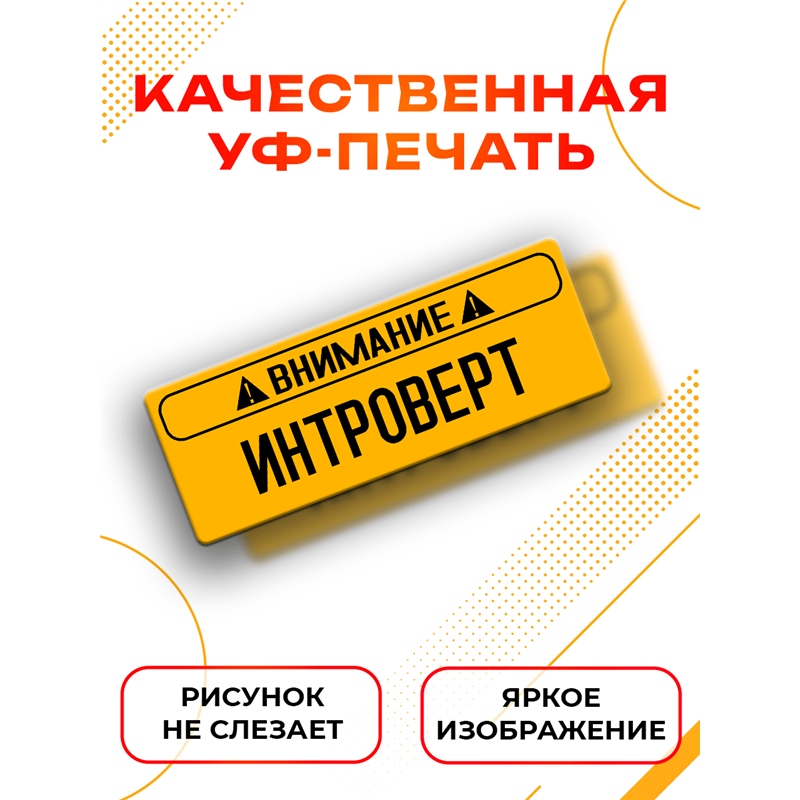Табличка внимание интроверт прикол на дверь спальни офиса