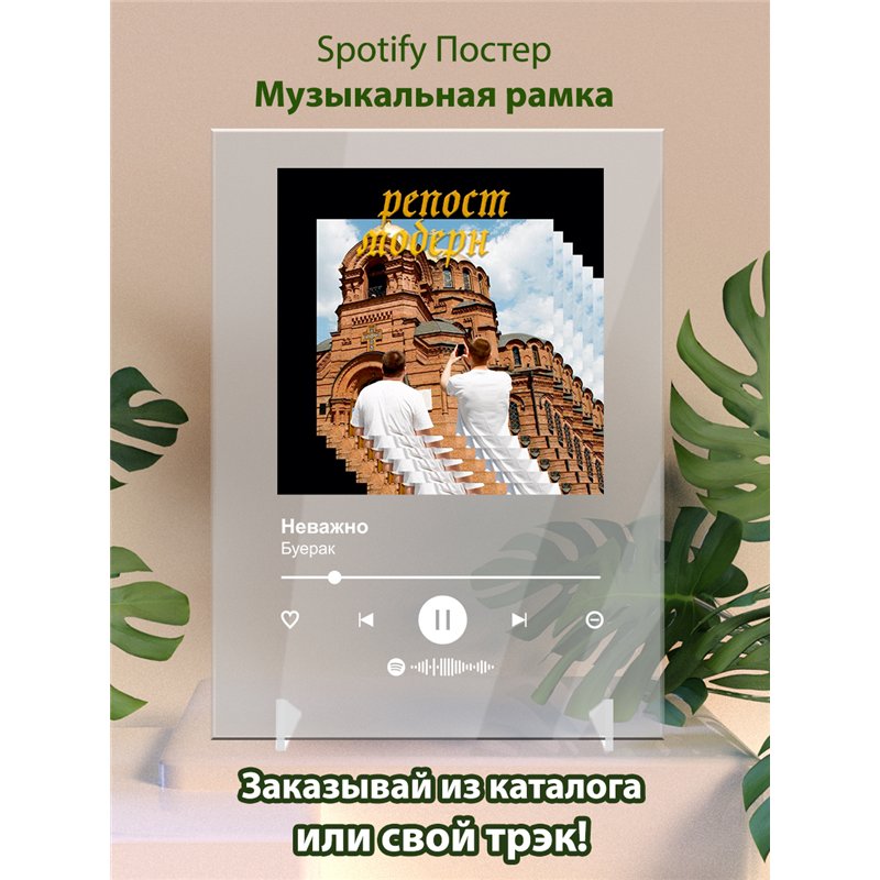 Буерак - Неважно - постер Spotify