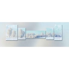 Картина на холсте по фото Модульные картины Печать портретов на холсте Зимний лес