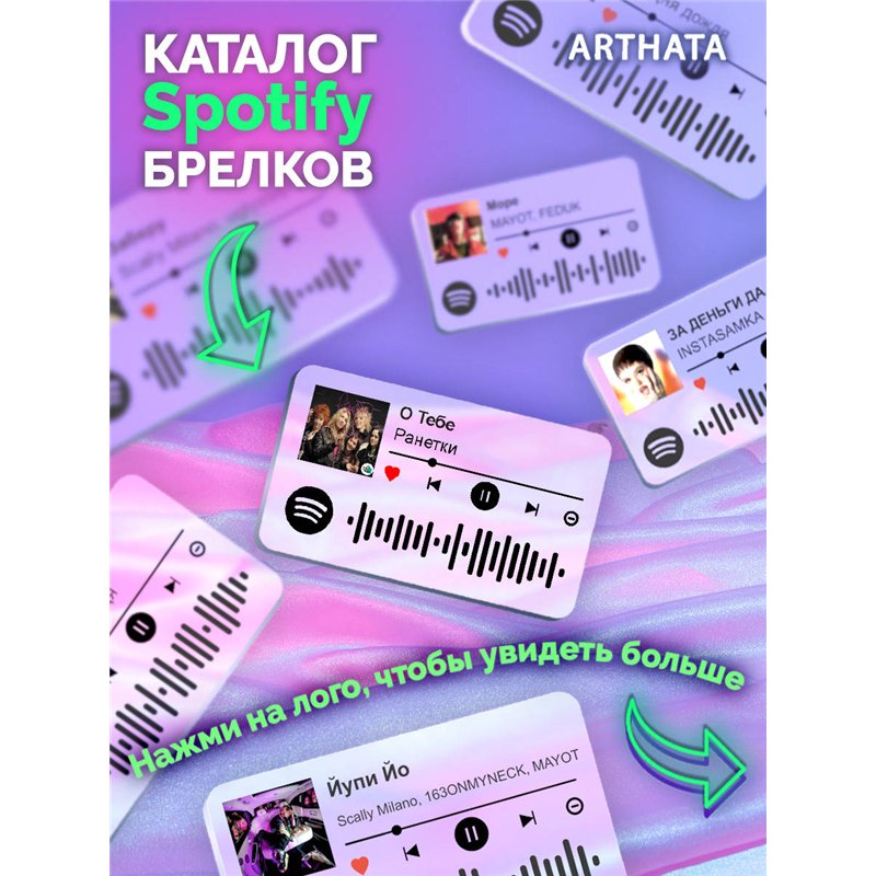 Спотифай Брелок Ранетки брелок на сумку Ранетки - О тебе
