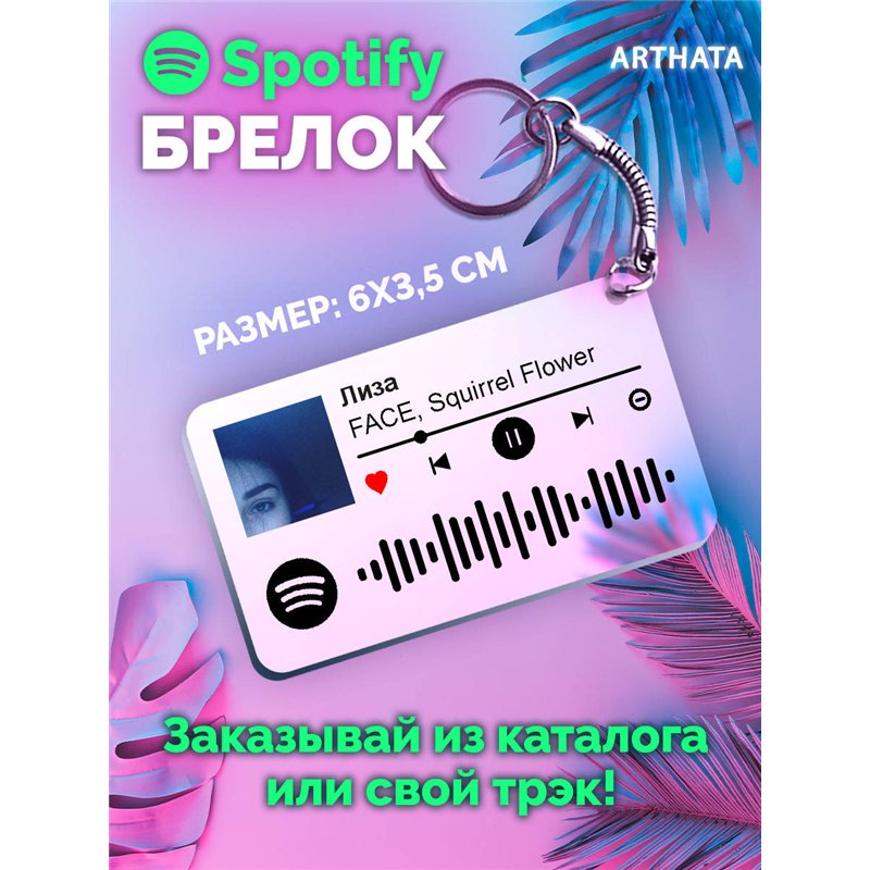 Спотифай Брелок pyrokinesis брелок на рюкзак Face - Лиза