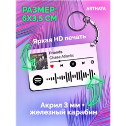 Спотифай Брелок Chase Atlantic - Friends