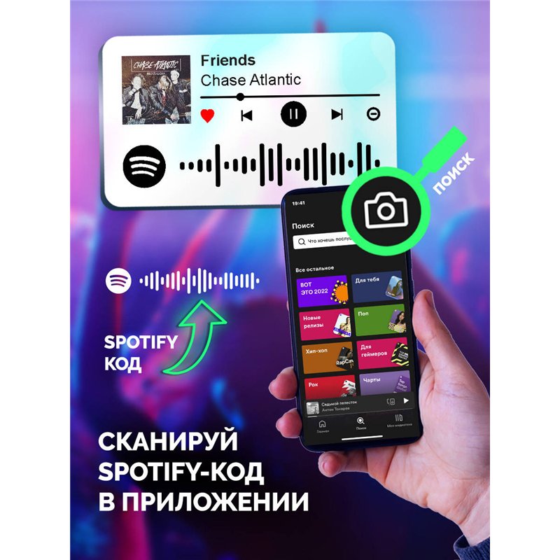 Спотифай Брелок Chase Atlantic - Friends