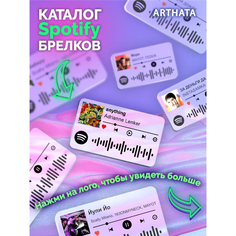 Спотифай Брелок Adrianne Lenker - anything