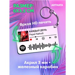 Спотифай Брелок Pepel Nahudi - КАЖДЫЙ ДЕНЬ
