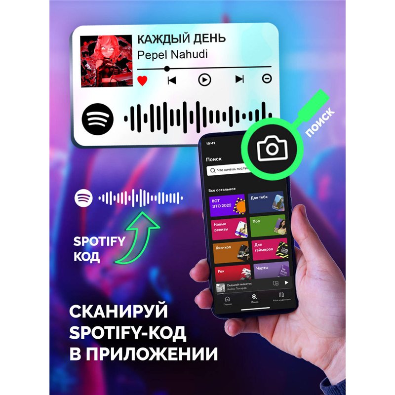 Спотифай Брелок Pepel Nahudi - КАЖДЫЙ ДЕНЬ