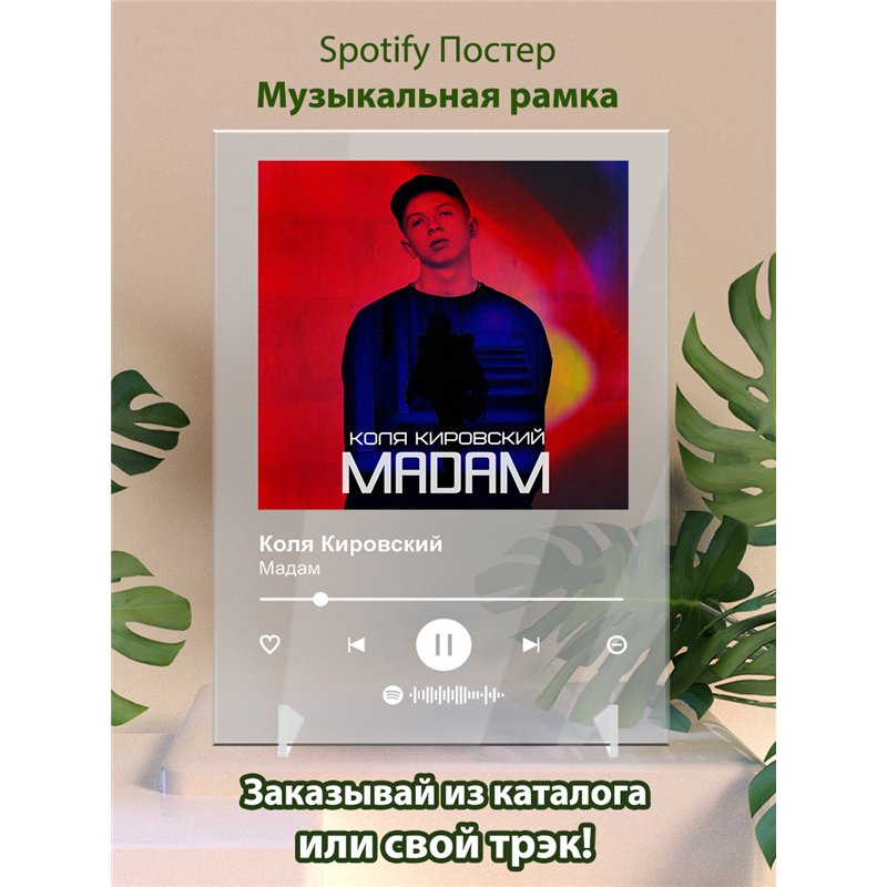 Коля Кировский - Мадам - постер Spotify