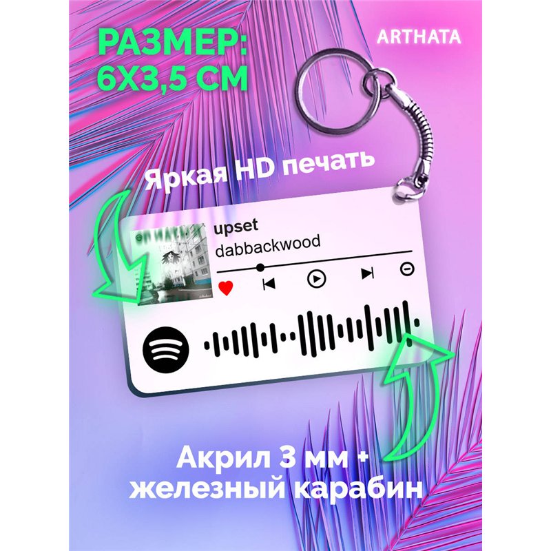 Spotify Брелок dabbackwood - upset
