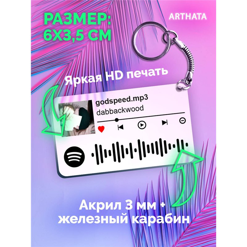 Spotify Брелок dabbackwood - godspeed mp3