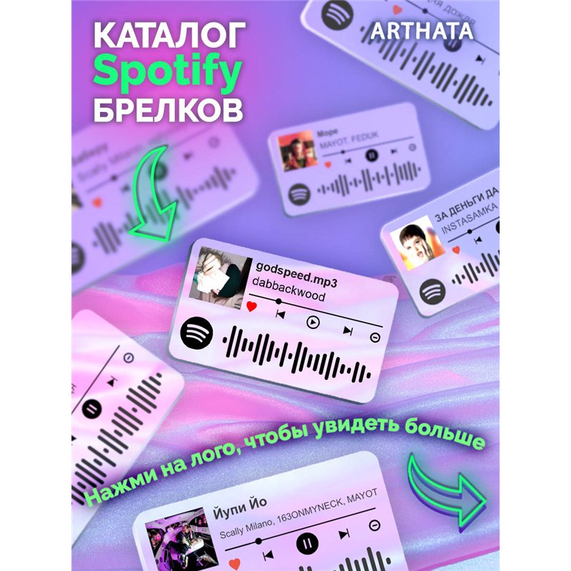 Spotify Брелок dabbackwood - godspeed mp3