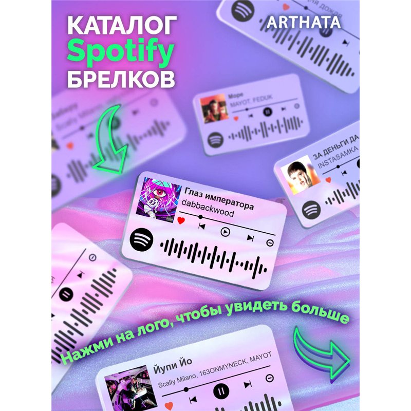 Спотифай Брелок dabbackwood - Глаз императора