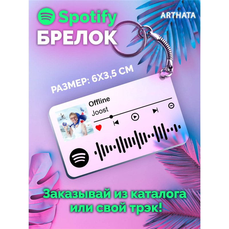 Брелок спотифай Joost - Offline