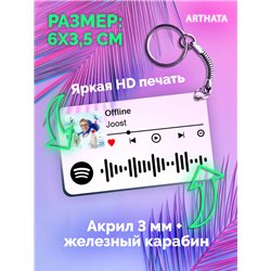 Брелок спотифай Joost - Offline