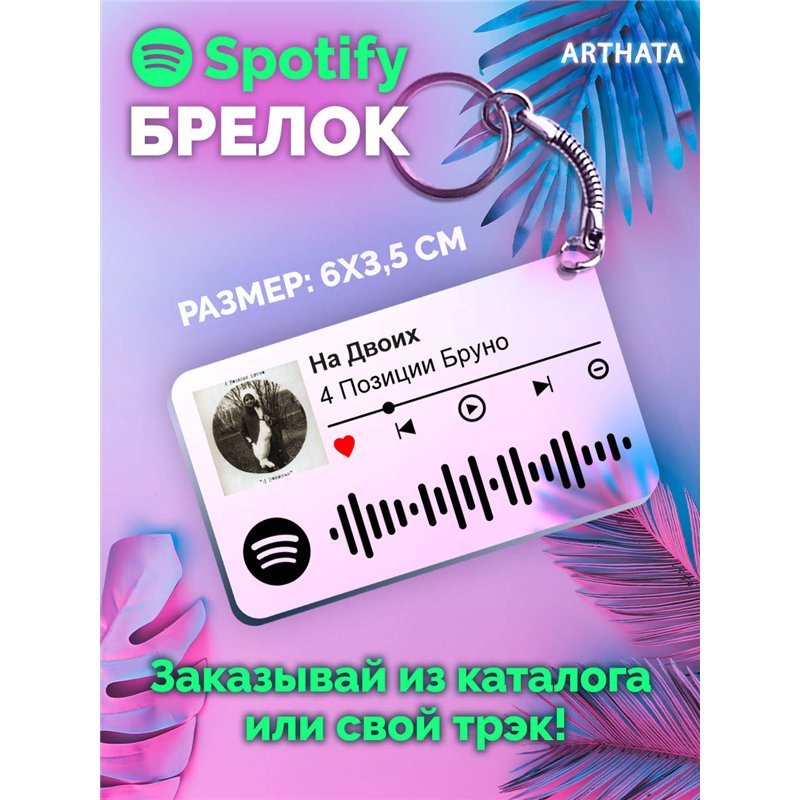 Спотифай Брелок 4 Позиции Бруно - На двоих