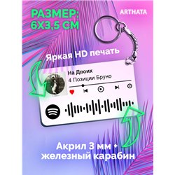Спотифай Брелок 4 Позиции Бруно - На двоих
