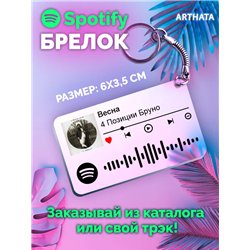 Брелок spotify 4 позиции бруно - Весна